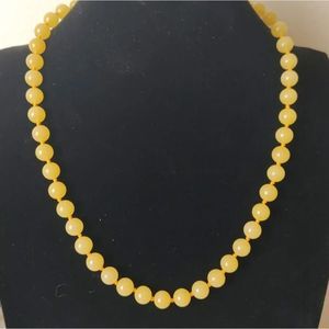 Very Old Stone Hand Knotted Beaded Necklace 18"